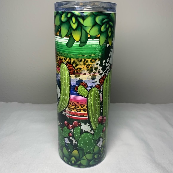 Colorful Cactus 20 Oz Tumbler - Picture 3 of 8